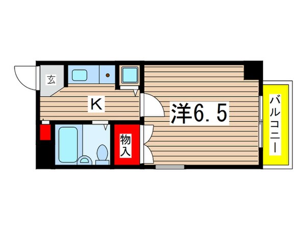 野村ビルディング院内の物件間取画像